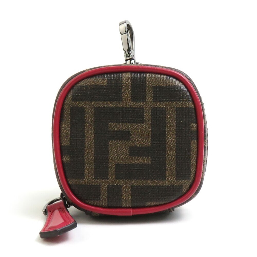 Auth Fendi Zucca Earphone Case Air Pods #302942F23B